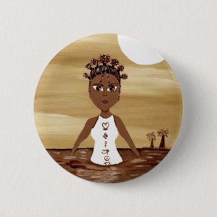 Badge Rond 5 Cm Déesse