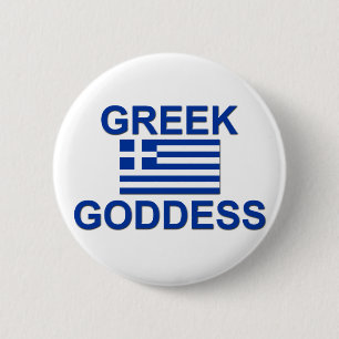 Badge Rond 5 Cm Déesse grecque