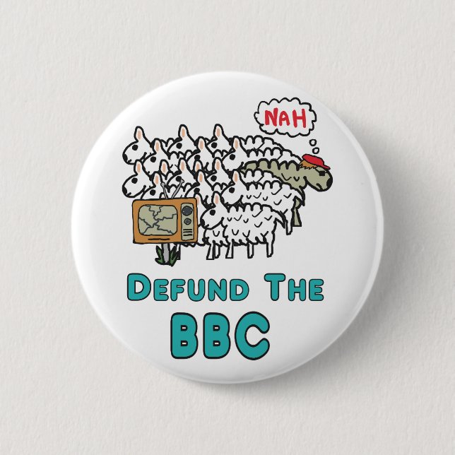Badge Rond 5 Cm Défendre la BBC (Devant)