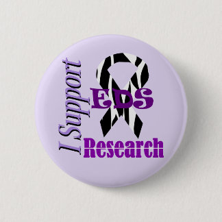 Badge Rond 5 Cm Défenseur de recherches d'Ehlers Danlos EDS