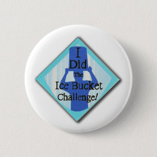 Badge Rond 5 Cm Défi de seau à glace