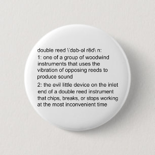 Badge Rond 5 Cm Définition de double roseau