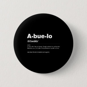 Badge Rond 5 Cm Définition du dictionnaire Fête des pères cadeau g