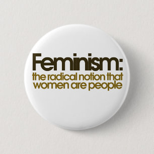 Badge Rond 5 Cm Définition féministe