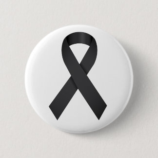 Badge Rond 5 Cm Défunt du ruban noir