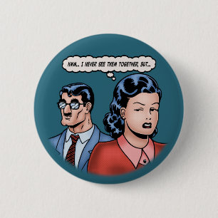 Badge Rond 5 Cm Déguisement de Grand-Nez
