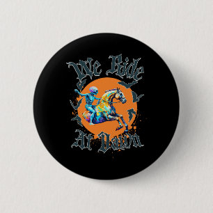 Badge Rond 5 Cm Déguisement de squelette d'Halloween 