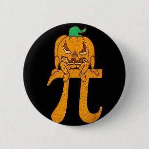 Badge Rond 5 Cm Déguisement Halloween citrouille amoureux des math