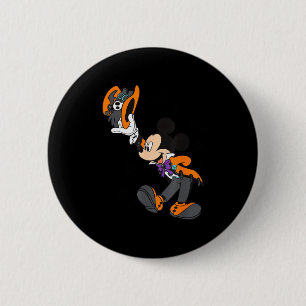 Badge Rond 5 Cm Déguisement Halloween Mickey et ses amis