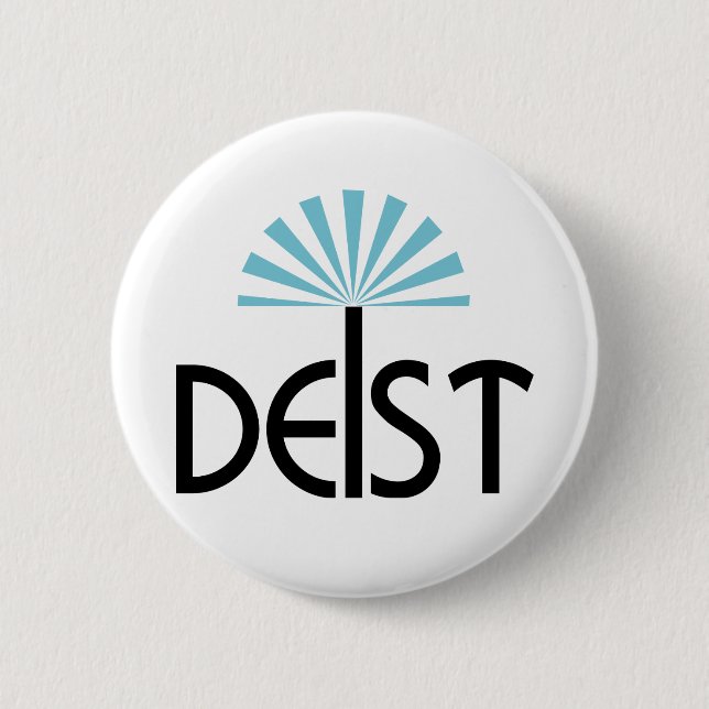 Badge Rond 5 Cm Déiste - bouton de déisme (Devant)
