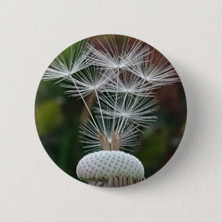 Badge Rond 5 Cm Delicate Dandelion Seeds 