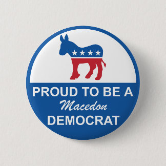 Badge Rond 5 Cm DEM 2 de Macedon de bouton