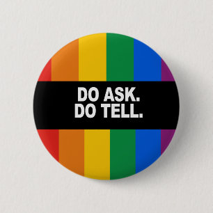 Badge Rond 5 Cm Demandez disent l'adhésif pour pare-chocs