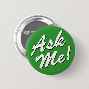 Badge Rond 5 Cm Demandez-moi de se boutonner