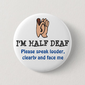 Badge Rond 5 Cm demi de SOURD