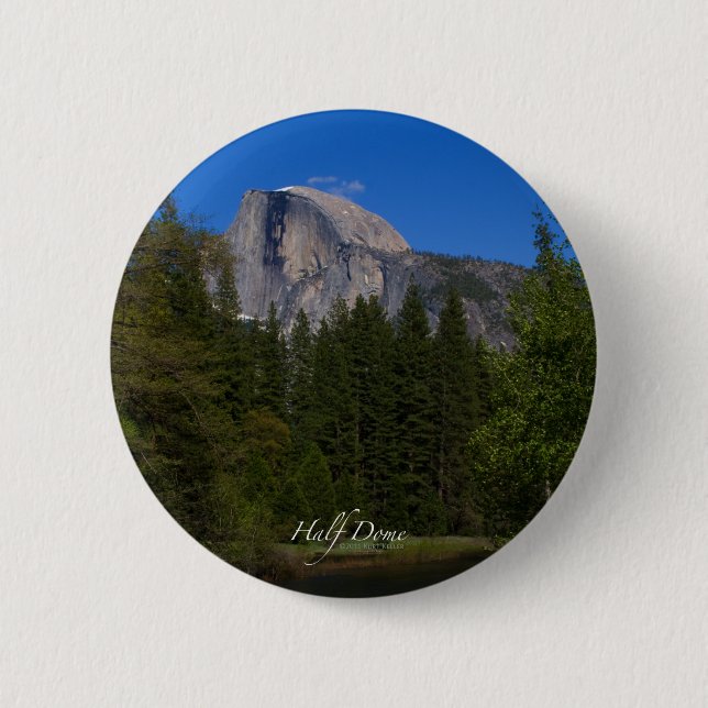 Badge Rond 5 Cm Demi-dôme (Devant)