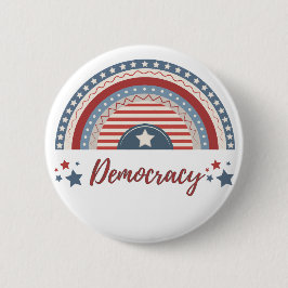 Badge Rond 5 Cm Démocratie patriotique Résistance politique
