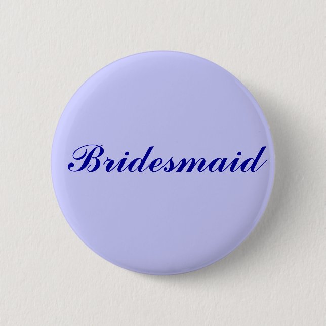 Badge Rond 5 Cm Demoiselle d'honneur (Devant)