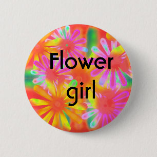 Badge Rond 5 Cm demoiselle d'honneur
