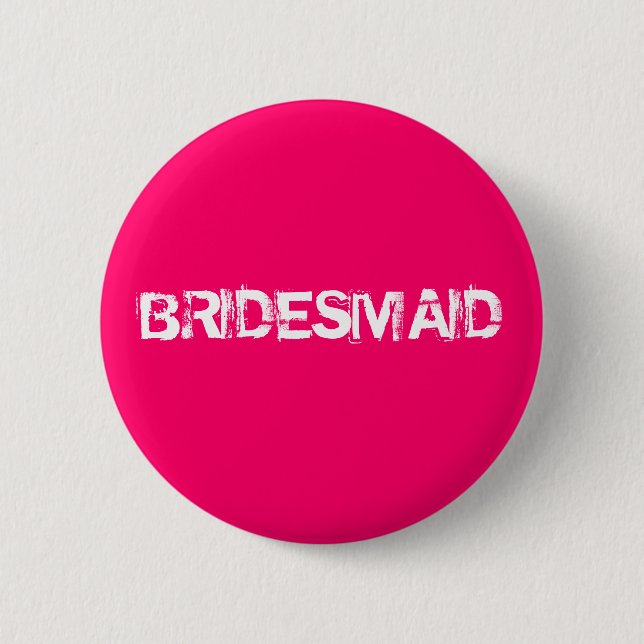 BADGE ROND 5 CM DEMOISELLE D'HONNEUR (Devant)