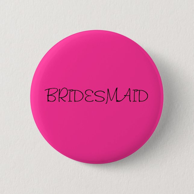 BADGE ROND 5 CM DEMOISELLE D'HONNEUR (Devant)