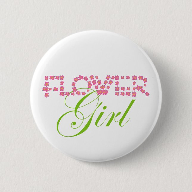 Badge Rond 5 Cm Demoiselle d'honneur (Devant)