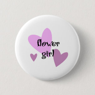 Badge Rond 5 Cm Demoiselle d'honneur
