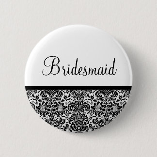 Badge Rond 5 Cm Demoiselle d'honneur