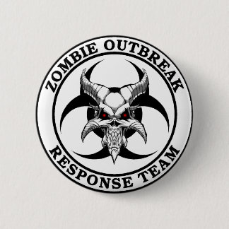 Badge Rond 5 Cm Démon de Biohazard de manifestation de zombi