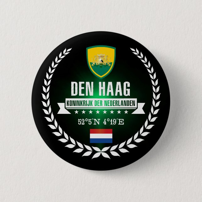 Badge Rond 5 Cm Den Haag (Devant)
