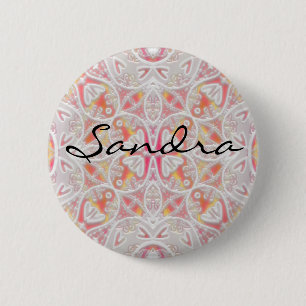 Badge Rond 5 Cm dentelle, Sandra