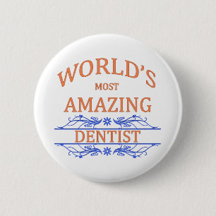 Badge Rond 5 Cm Dentiste