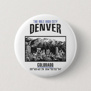 Badge Rond 5 Cm Denver