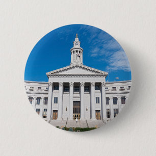 Badge Rond 5 Cm Denver City and County Building Entrance