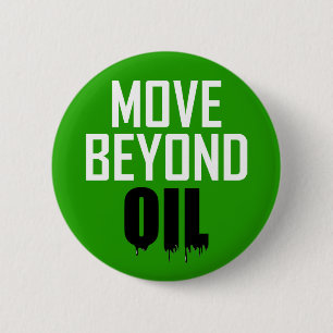 Badge Rond 5 Cm Dépasser le pétrole