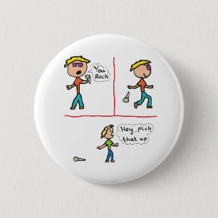 Badge Rond 5 Cm Déposez La Boîte