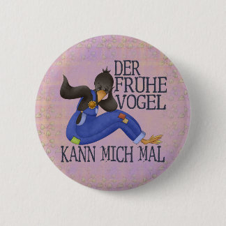 Badge Rond 5 Cm Der Frühe Vogel