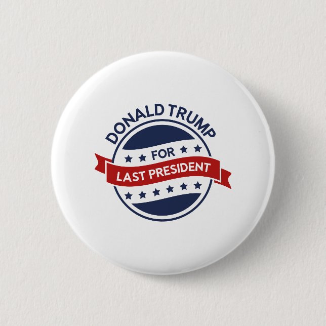 Badge Rond 5 Cm Dernier président (Devant)