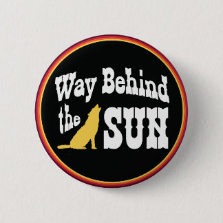 Badge Rond 5 Cm Derrière Le Bouton Logo Sun