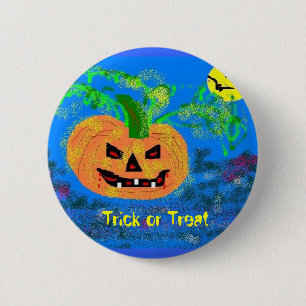 Badge Rond 5 Cm Des bonbons ou un sort