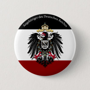Badge Rond 5 Cm DES Deutschen Reiches d'Angehöriger