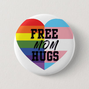 Badge Rond 5 Cm Des étreintes plus libres de maman !