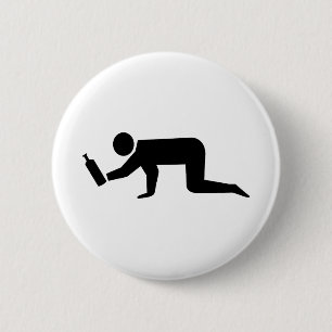 Badge Rond 5 Cm Des gens ivres