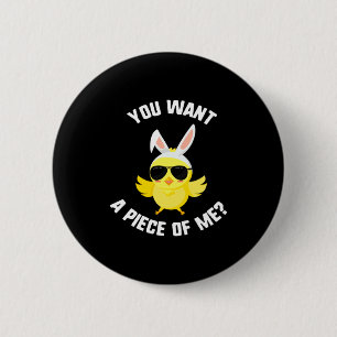 Badge Rond 5 Cm Des lunettes de soleil de Pâques pour poulette