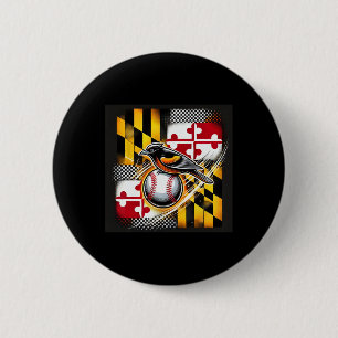 Badge Rond 5 Cm Design D'Inspiration Drapeau Avec Oriole Et Vente
