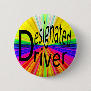 Badge Rond 5 Cm Designated Driver