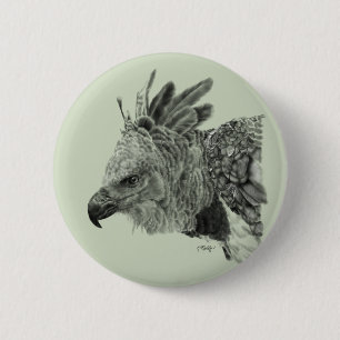 Badge Rond 5 Cm Dessin d'aigle