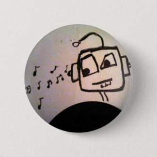 Badge Rond 5 Cm Dessin de robot