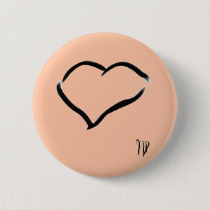 Badge Rond 5 Cm Dessin d'oiseaux marins