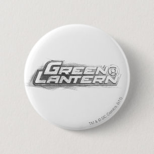 Badge Rond 5 Cm Dessin vert de lanterne
